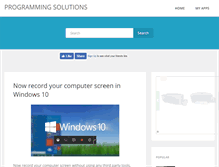 Tablet Screenshot of onlineprogrammingsolutions.blogspot.com