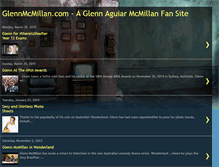 Tablet Screenshot of glennmcmillansite.blogspot.com