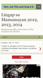 Mobile Screenshot of anniversaryiglesianicristo.blogspot.com