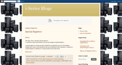 Desktop Screenshot of iseriesblogs.blogspot.com