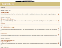 Tablet Screenshot of iseriesblogs.blogspot.com