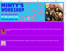 Tablet Screenshot of mintysworkshop.blogspot.com
