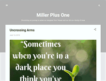 Tablet Screenshot of millerplusone.blogspot.com