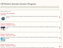 Tablet Screenshot of cb-passive-income-licenseprogram.blogspot.com