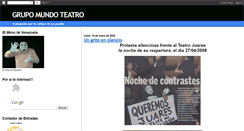 Desktop Screenshot of grupomundoteatro.blogspot.com