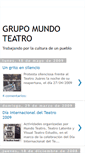 Mobile Screenshot of grupomundoteatro.blogspot.com