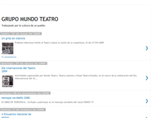 Tablet Screenshot of grupomundoteatro.blogspot.com