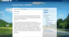 Desktop Screenshot of cochorrinhos.blogspot.com