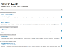 Tablet Screenshot of jobs4davao.blogspot.com