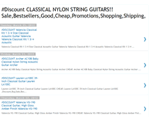 Tablet Screenshot of classicalnylonstringguitarscheap.blogspot.com