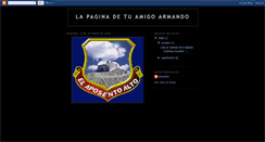 Desktop Screenshot of lapaginadearmando.blogspot.com