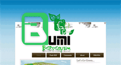 Desktop Screenshot of bumibersenyum.blogspot.com