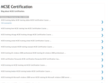 Tablet Screenshot of mcse-certification.blogspot.com