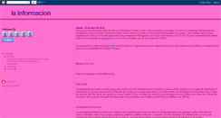 Desktop Screenshot of lainformacion1.blogspot.com