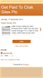 Mobile Screenshot of getpaidtoclicksites-ptc.blogspot.com