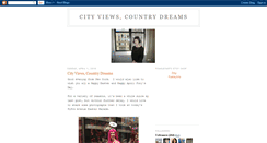Desktop Screenshot of cityviewscountrydreams.blogspot.com