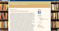 Desktop Screenshot of aparentspurpose.blogspot.com
