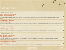 Tablet Screenshot of celebrity-video-clip.blogspot.com