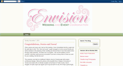 Desktop Screenshot of envisionweddings.blogspot.com