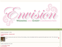 Tablet Screenshot of envisionweddings.blogspot.com