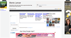 Desktop Screenshot of bisnislancar09.blogspot.com