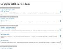 Tablet Screenshot of laiglesiacatolicaenelperu.blogspot.com