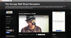 Desktop Screenshot of occupywallstreetdeception.blogspot.com