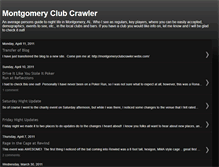 Tablet Screenshot of montgomeryclubcrawler.blogspot.com