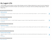 Tablet Screenshot of lagomlife.blogspot.com