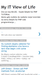 Mobile Screenshot of myitviewoflife.blogspot.com