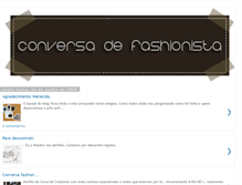 Tablet Screenshot of conversadefashionista.blogspot.com