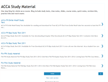 Tablet Screenshot of accastudymaterial.blogspot.com