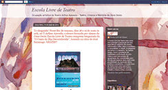 Desktop Screenshot of escola-livredeteatro.blogspot.com