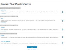 Tablet Screenshot of consideryourproblemsolved.blogspot.com