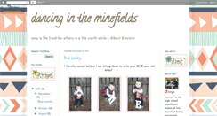 Desktop Screenshot of dancingintheminefields-ang.blogspot.com