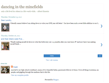Tablet Screenshot of dancingintheminefields-ang.blogspot.com