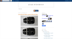 Desktop Screenshot of anaksudorogo.blogspot.com