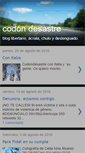 Mobile Screenshot of codondesastre.blogspot.com