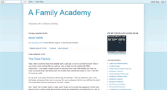 Desktop Screenshot of afamilyacademy.blogspot.com