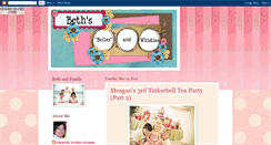 Desktop Screenshot of bethsbellesandwhistles.blogspot.com
