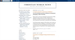 Desktop Screenshot of christianworldnews.blogspot.com