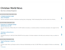 Tablet Screenshot of christianworldnews.blogspot.com