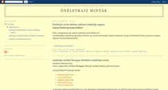 Desktop Screenshot of oneletrajzminta.blogspot.com
