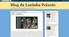 Desktop Screenshot of lucinhapeixoto.blogspot.com