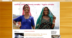 Desktop Screenshot of mujeres-nomadas.blogspot.com