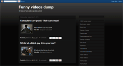 Desktop Screenshot of funnyvideosdump.blogspot.com