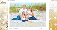 Desktop Screenshot of becksteadfamiliy.blogspot.com