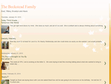 Tablet Screenshot of becksteadfamiliy.blogspot.com