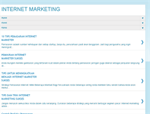 Tablet Screenshot of internetmarketing-success.blogspot.com