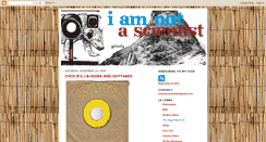 Desktop Screenshot of i-am-not-a-scientist.blogspot.com